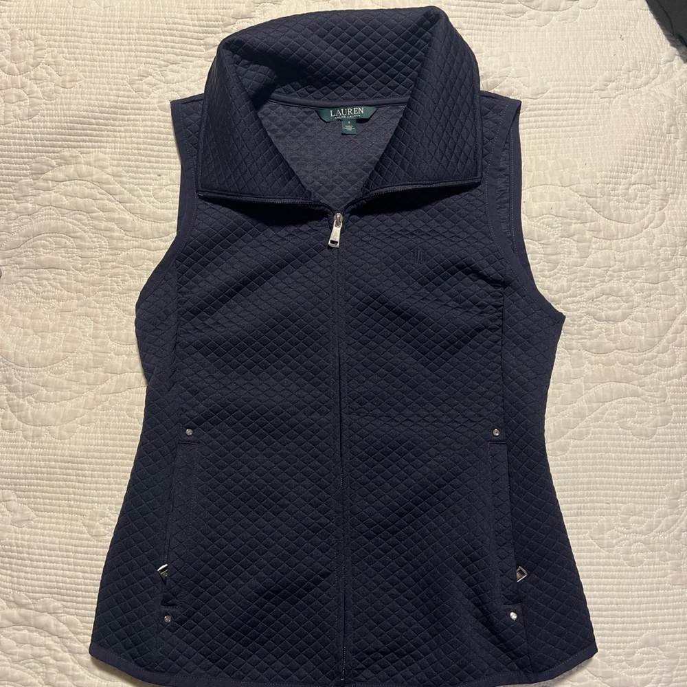 Ralph Lauren Quilted Navy Vest